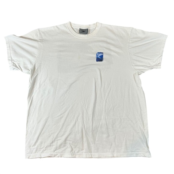 Speedo Other - Vintage Speedo Mens White Graphic Shirt‎ Surf Tropical Graphic Tee Size 3XL 2003
